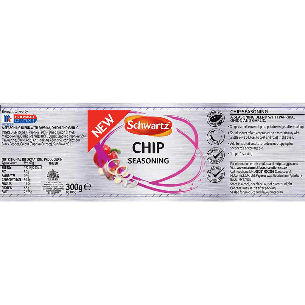 Schwartz Chip Seasoning, 300g