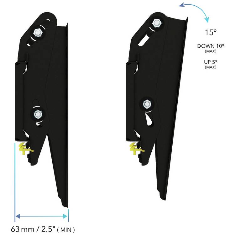 AVF tilting TV wall bracket 43 inch, imported from the UK