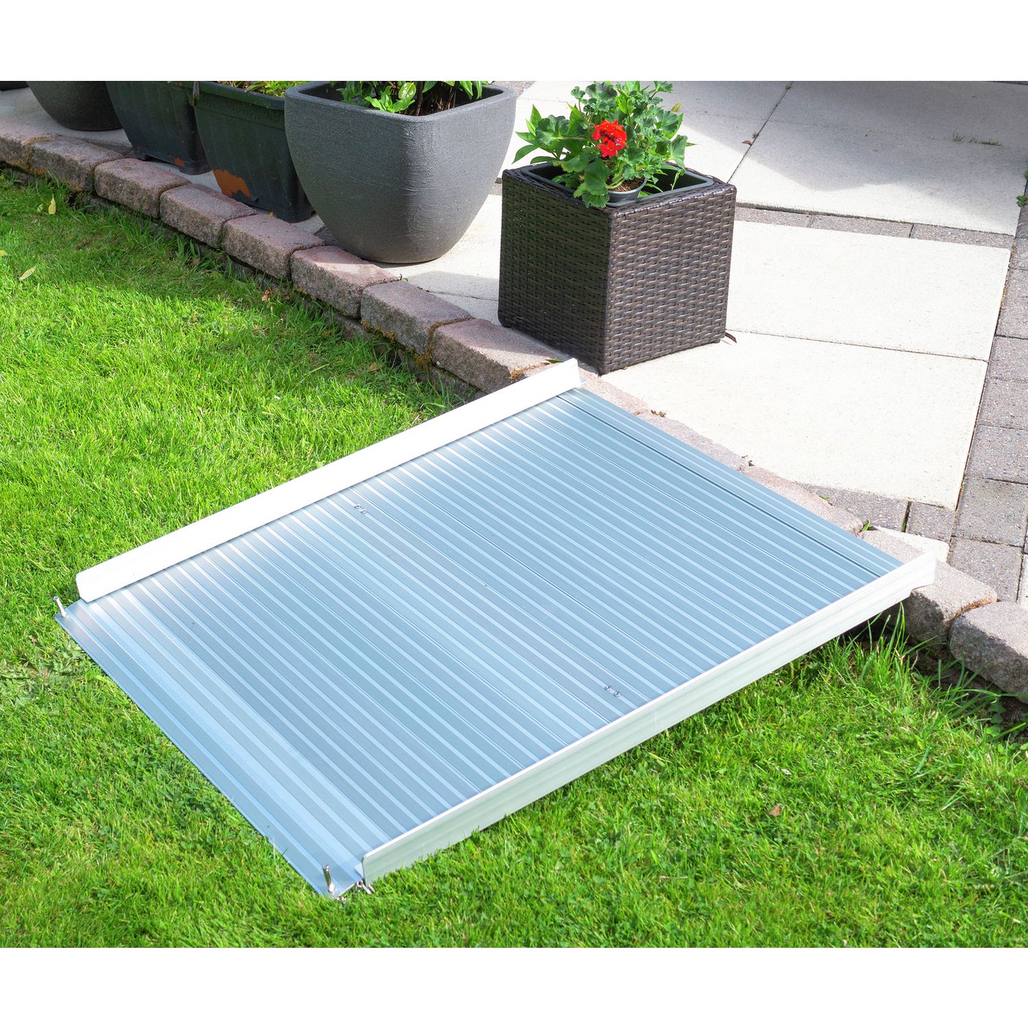 Aidapt portable ramp folding aluminium with carry bag, imported from the UK