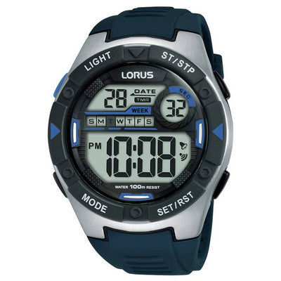 Argos Lorus Men's Blue Silicone Strap Watch- Buy online at McGrocer