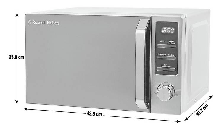 Russell Hobbs Buckingham 800W Compact Microwave - S/Steel