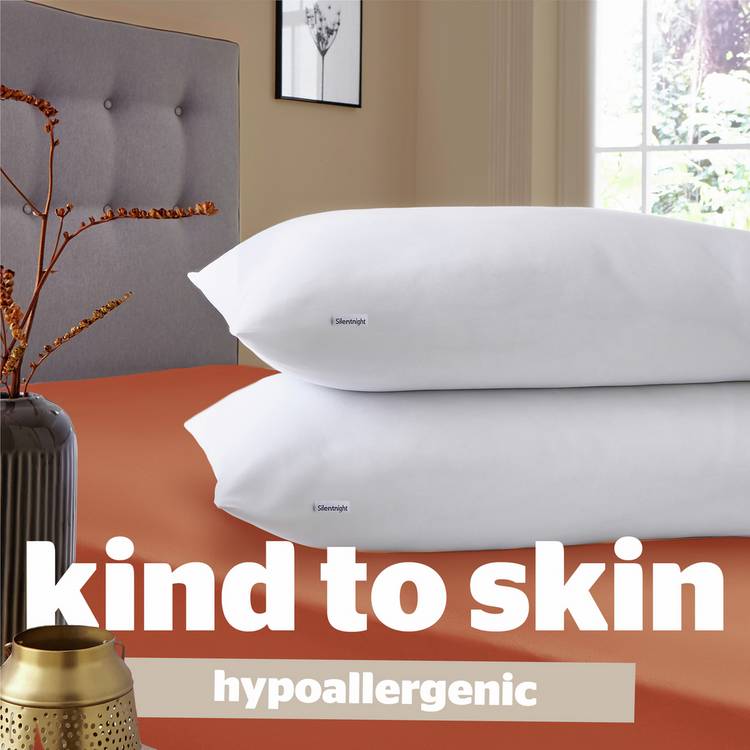 Silentnight Super Snuggly medium pillow 2 pack (British brand)