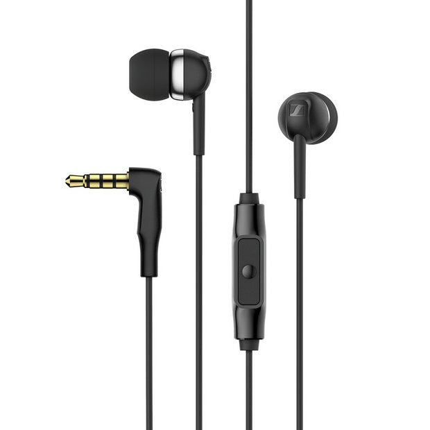 Sennheiser CX 80S in-ear wired headphones black, imported from the UK