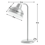 Argos Home Benson Steel LED Table Lamp - Blue