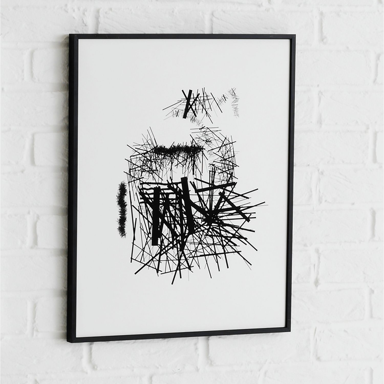 Habitat dark birch picture frame 50x70cm, imported from the UK
