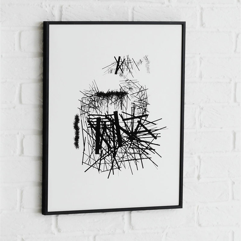 Habitat dark birch picture frame 50x70cm, imported from the UK