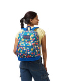 Jansport Blue Floral Cross Town Plus Bag