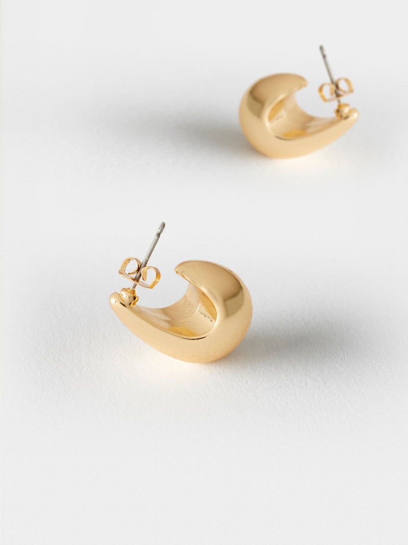 Mint Velvet gold tone drop earrings, imported from the UK
