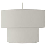 Habitat Grey 2 Tier Easy Fit Lampshade - 35cm
