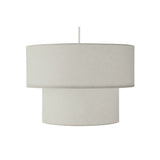 Habitat Grey 2 Tier Easy Fit Lampshade - 35cm