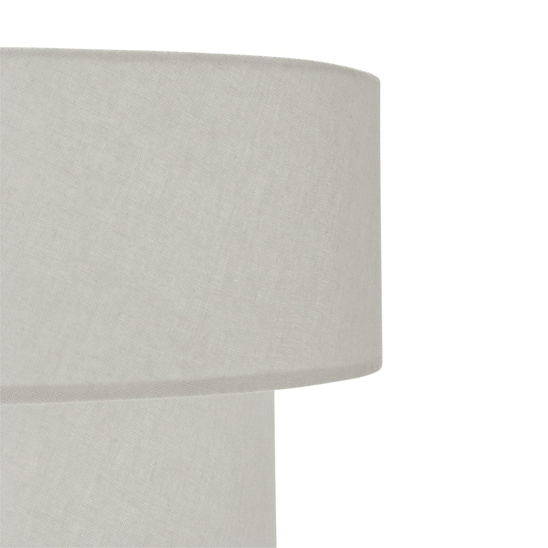Habitat Grey 2 Tier Easy Fit Lampshade - 35cm