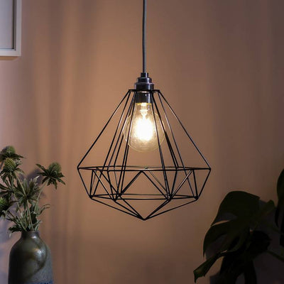 Argos Argos Home Black Wire Easy Fit Lampshade - 25cm- Buy online at McGrocer