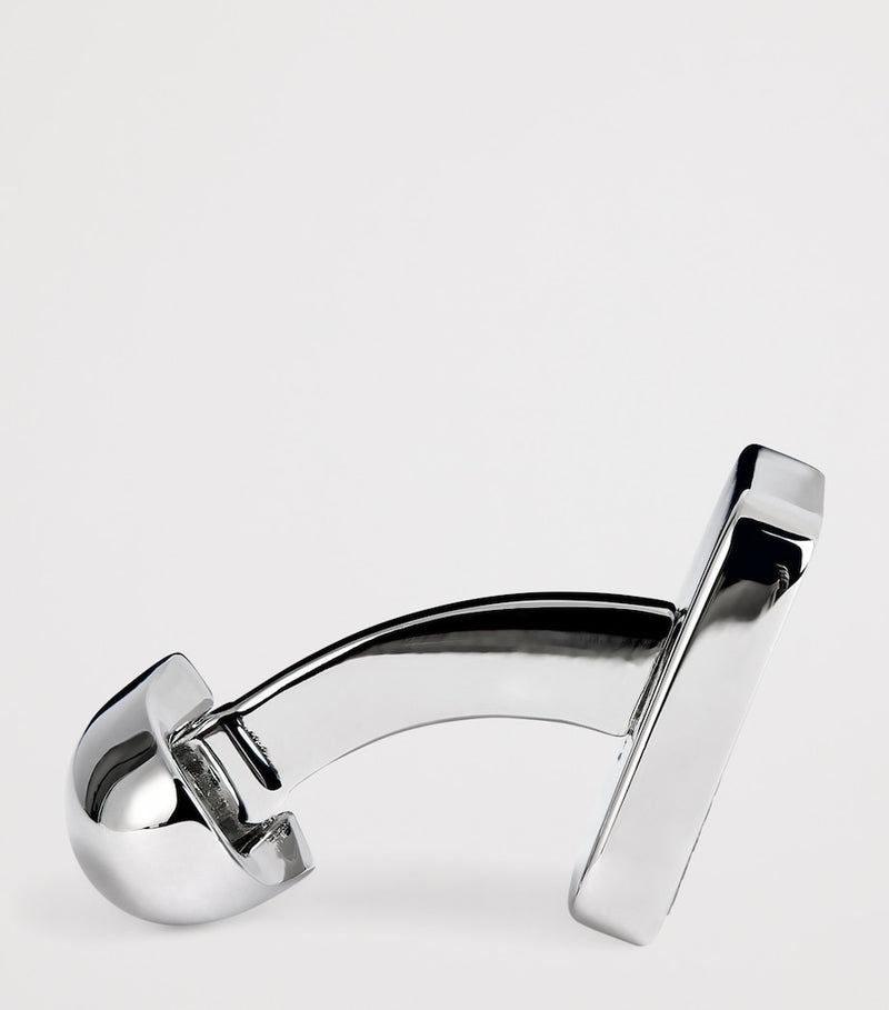 Babette Wasserman mother-of-pearl herringbone cufflinks, UK version