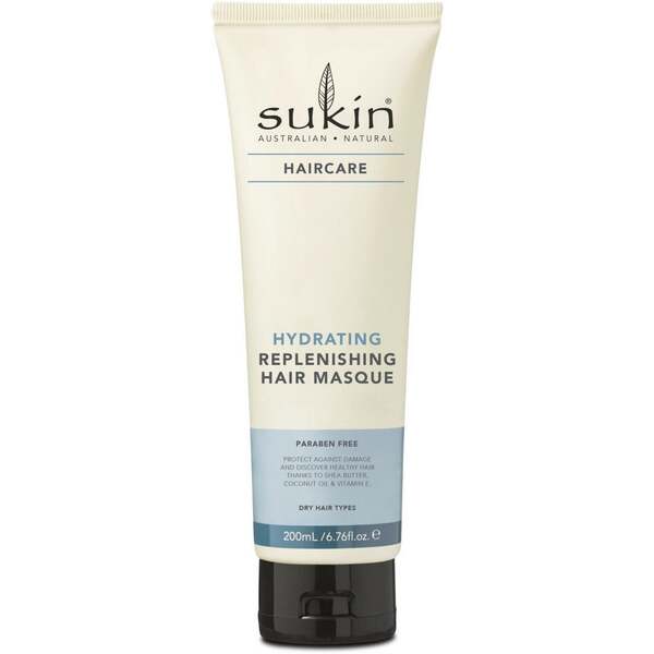 Sukin hydrating replenishing hair masque, imported from the UK