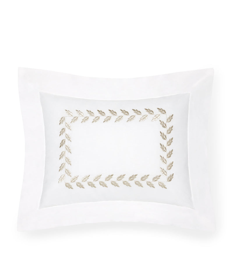 Pratesi Federico bolster sham boudoir pillowcase 13cm x 41cm, imported from the UK