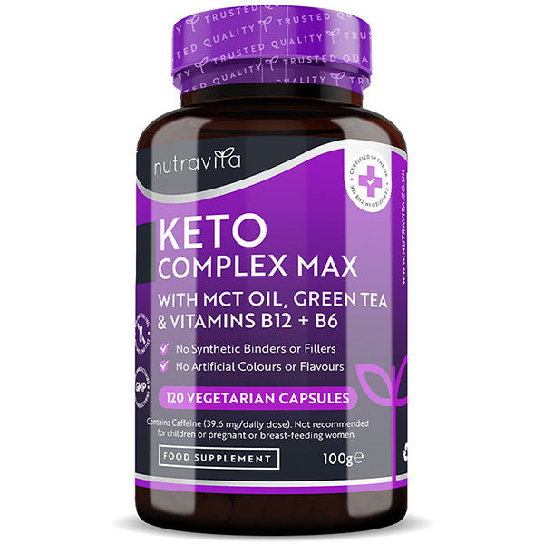 Nutravita Keto Complex Max - 120 Vegetarian Capsules GOODS Superdrug   