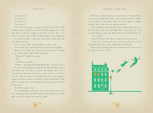 J.M. Barrie Peter Pan gift edition book - British product