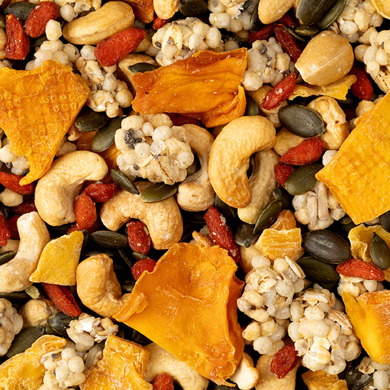 Holland & Barrett Mango & Goji Trail Mix 210g (British brand)