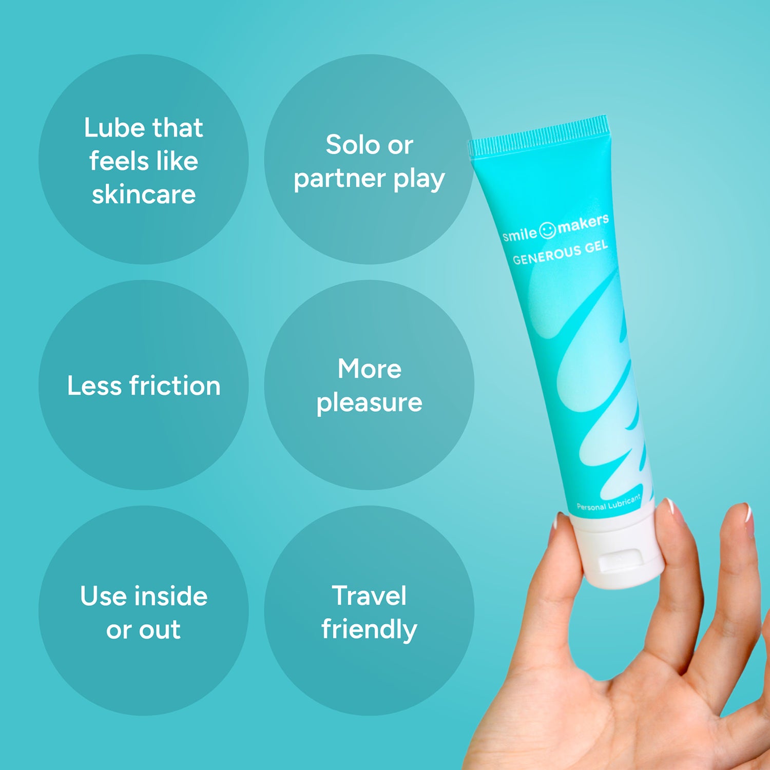Smile Makers Generous Gel lubricant 60ml - British product