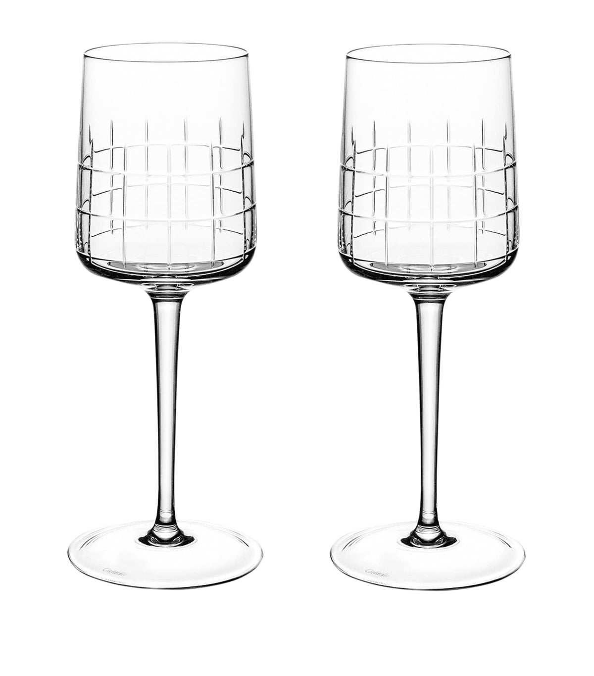 Christofle Graphik water goblets set of 2 240ml - British product
