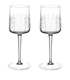 Christofle Graphik water goblets set of 2 240ml - British product