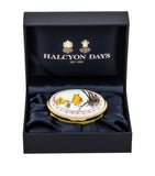 Halcyon Days enamel box with Winnie-the-Pooh and Piglet design (British brand)