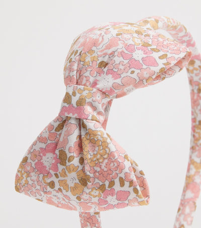 Bandeau à Nœud Imprimé Floral pour Enfants
