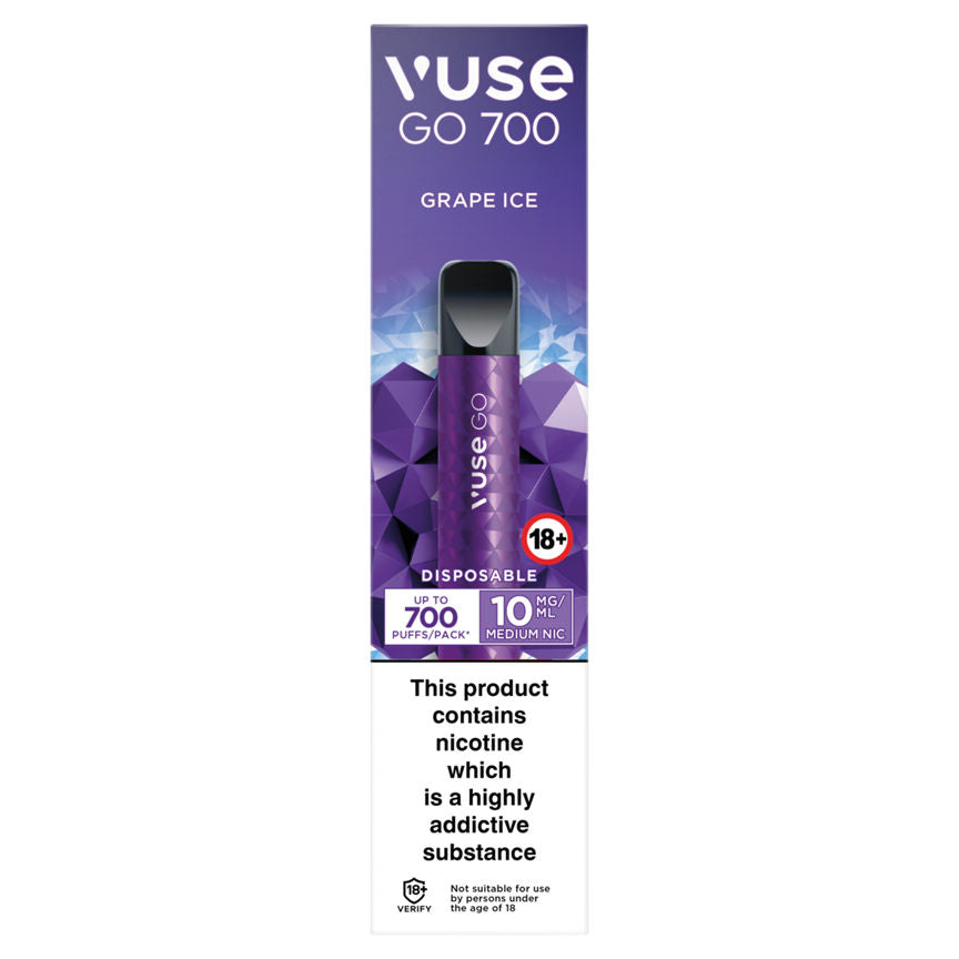 Vuse Go 700 Grape Ice Disposable