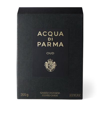 Harrods Bougie Oud Signatures of the Sun Acqua di Parma 200g - Acheter en ligne sur McGrocer