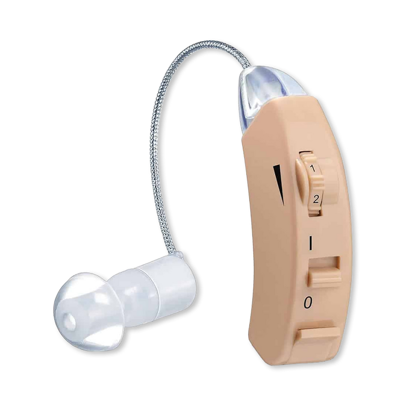 Beurer hearing amplifier HA50 white device behind ear (British brand)