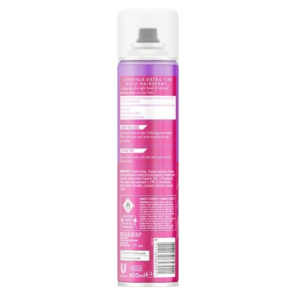 VO5 Extra Firm Hold Hairspray 400ml