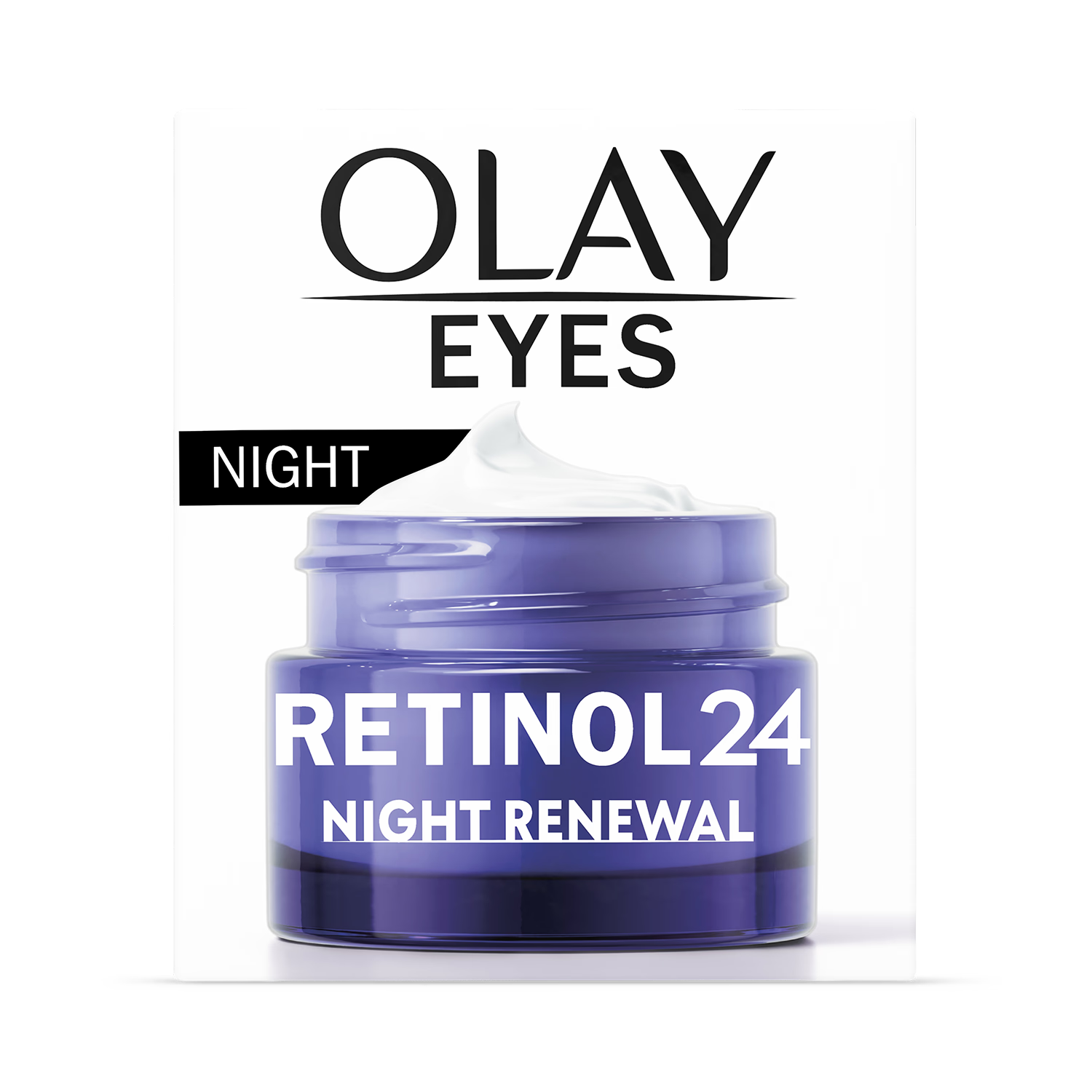 Olay Retinol 24 Night Eye Cream 15ml, imported from the UK
