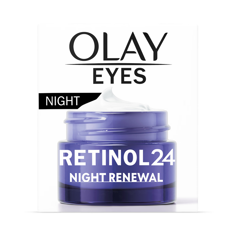 Olay Retinol 24 Night Eye Cream 15ml, imported from the UK