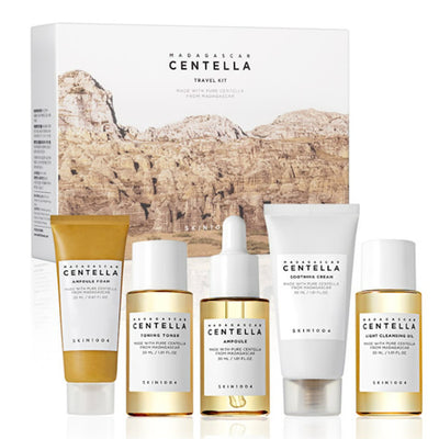 SKIN1004 Madagascar Centella Reisepakke 5 Typer Skincare Sett