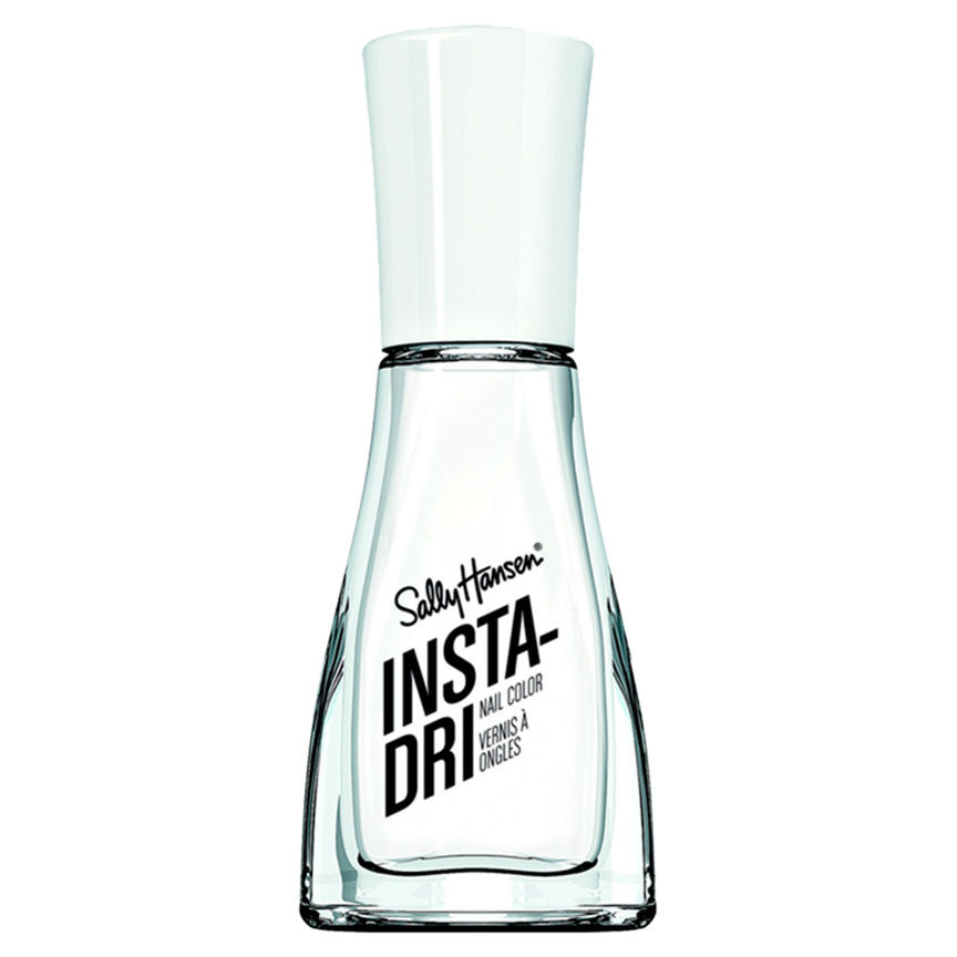 Sally Hansen Insta-Dri Nail Polish White On Time GOODS ASDA   