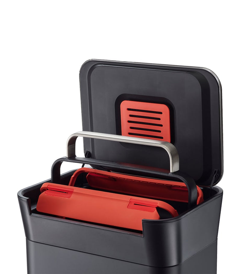 Joseph Joseph Titan waste compacting bin 30L, imported from the UK