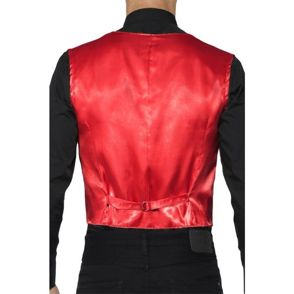 Smiffys sequin waistcoat red (British brand)