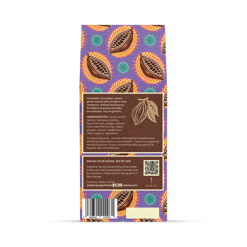 Aduna Mind Cacao Tea 15 tea bags (British brand)