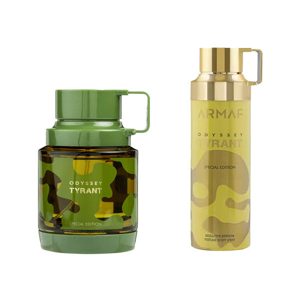 Armaf Odyssey Tyrant perfume and deodorant set - British product
