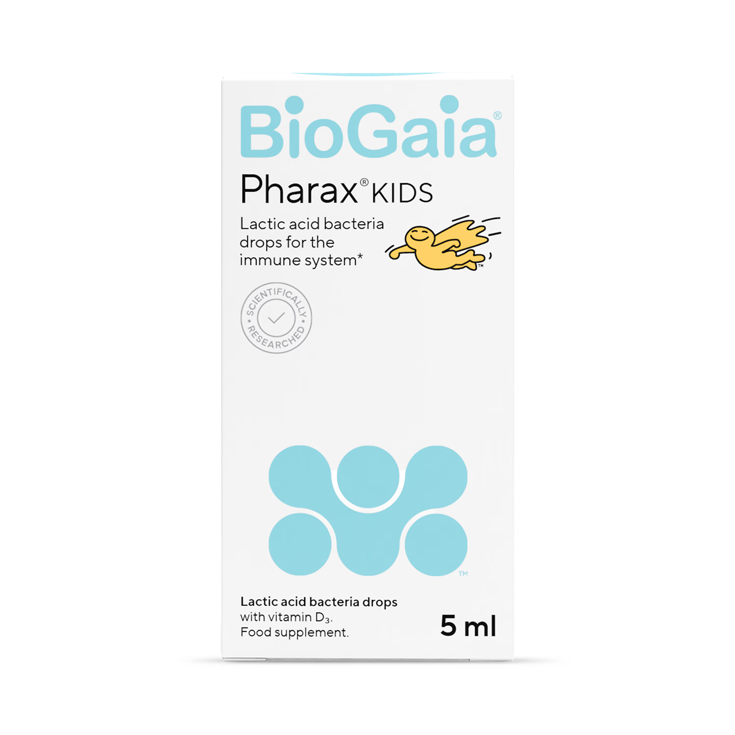 BioGaia Pharax kids Vitamin D3 drops 5ml - British product