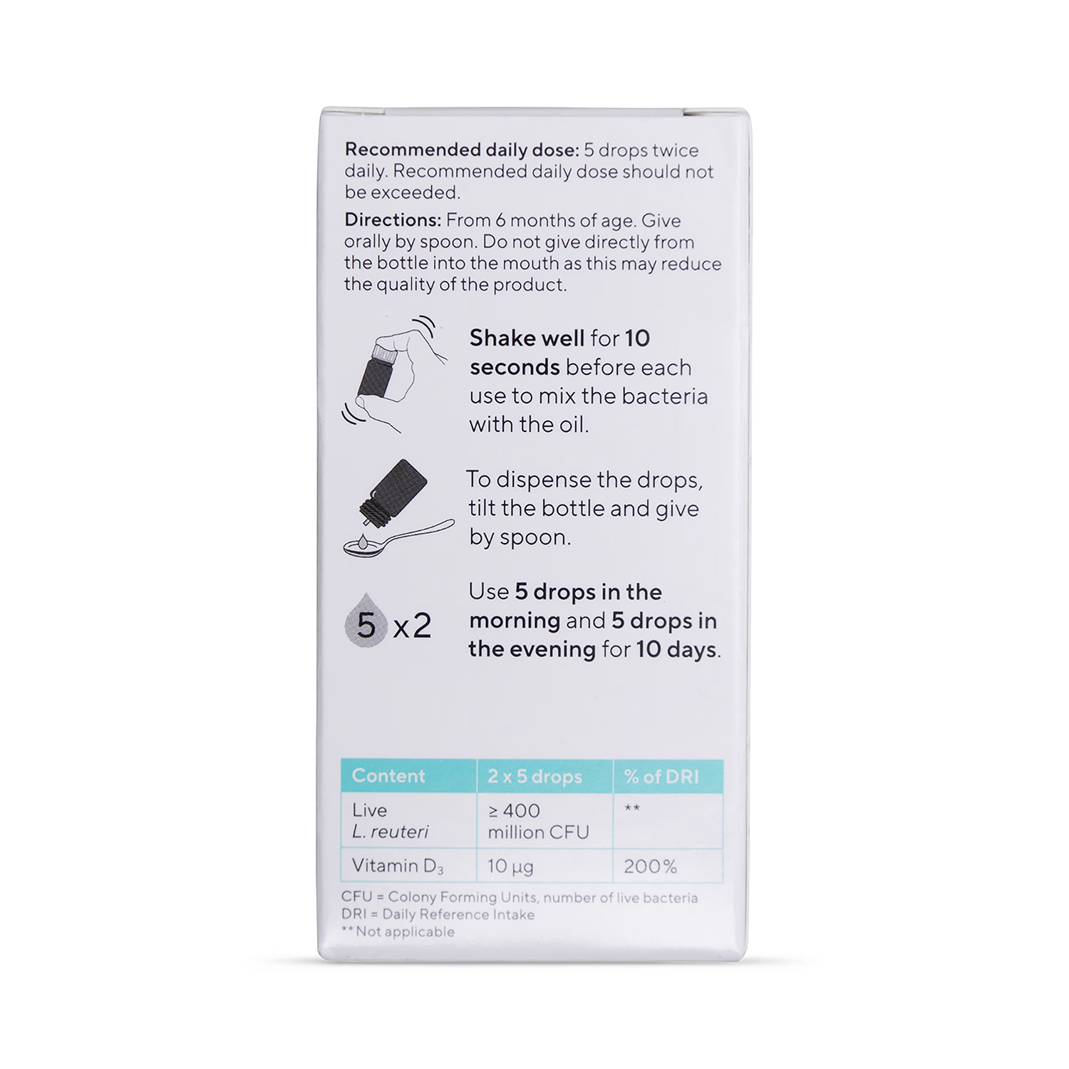 BioGaia Pharax kids Vitamin D3 drops 5ml - British product
