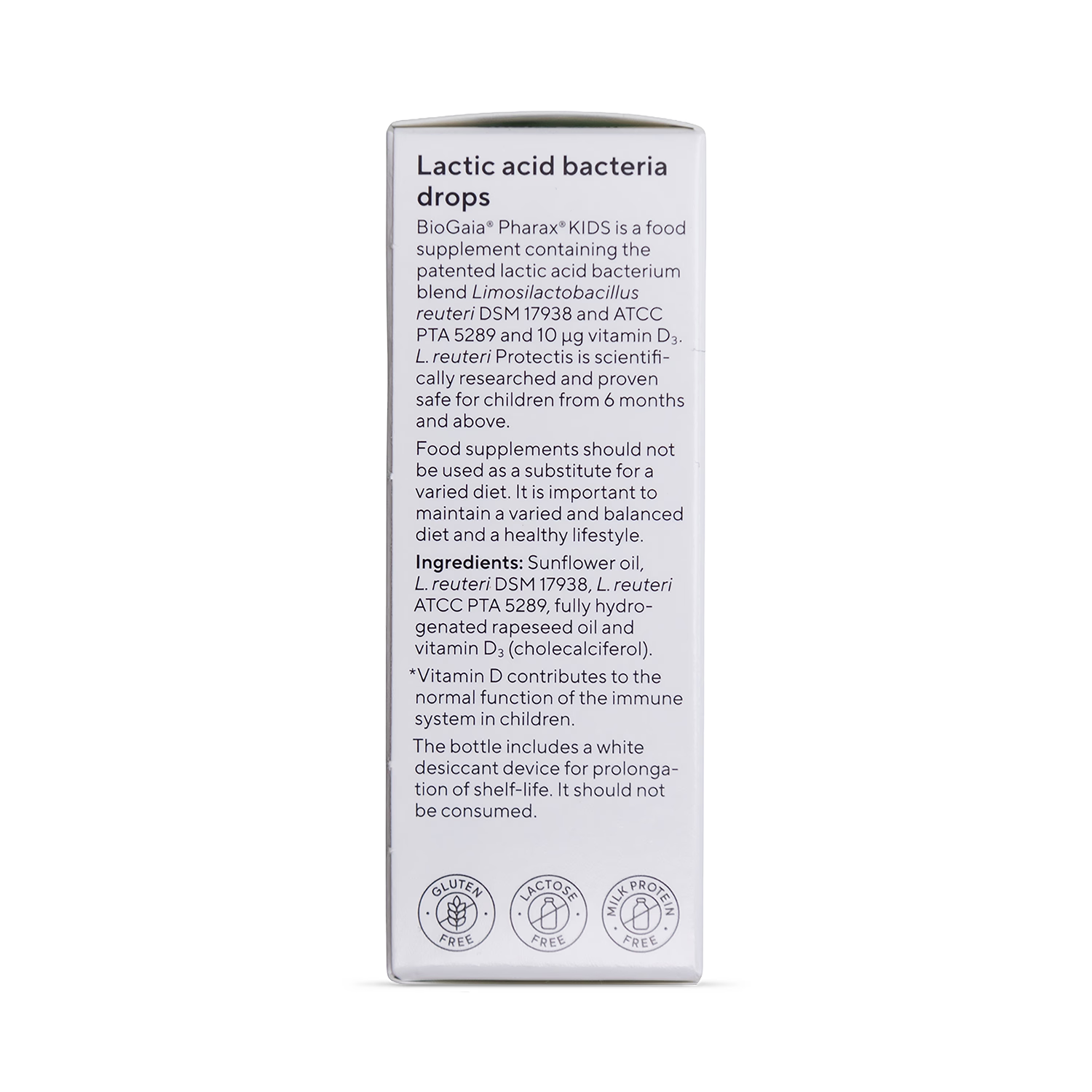 BioGaia Pharax kids Vitamin D3 drops 5ml - British product
