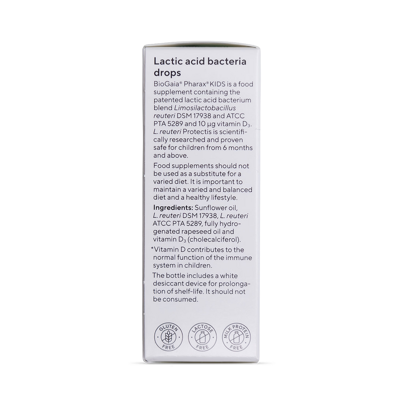 BioGaia Pharax kids Vitamin D3 drops 5ml - British product