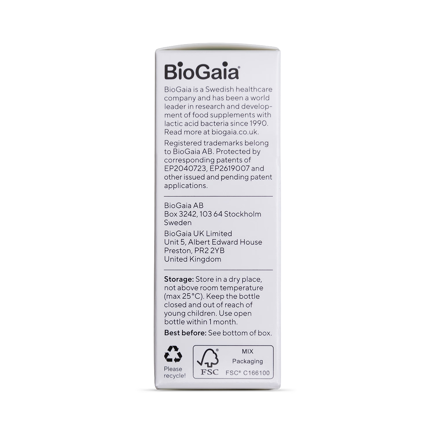 BioGaia Pharax kids Vitamin D3 drops 5ml - British product
