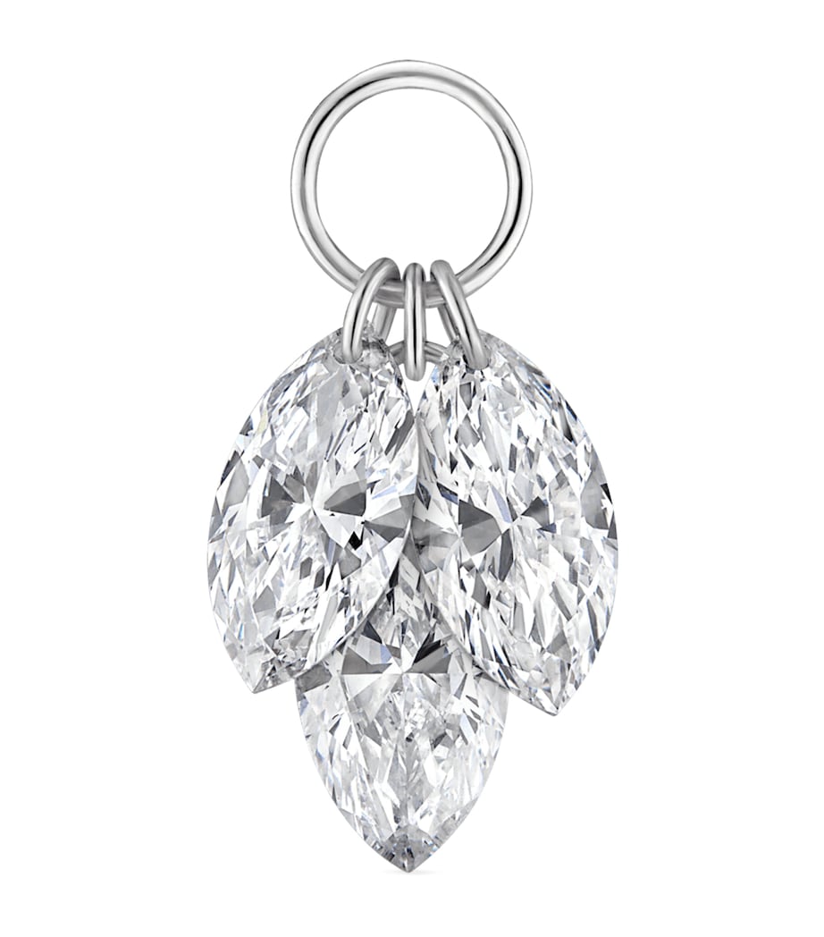 Maria Tash Floating Diamond Plume Charm 6.5mm - British product