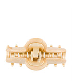 Alexandre de Paris gold-plated claw hair clip 7.5cm (British brand)