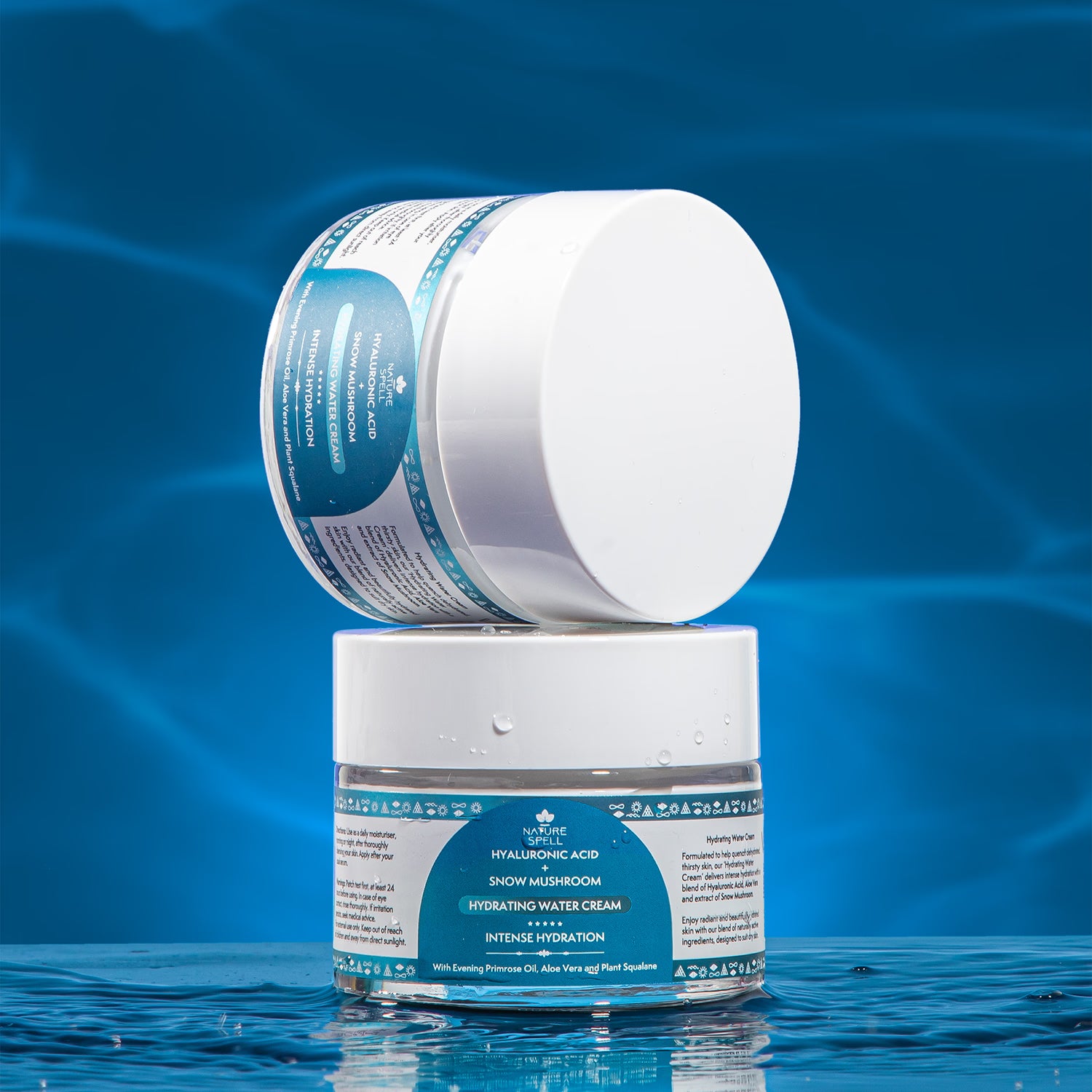 Nature Spell hydrating water cream with Hyaluronic Acid 100ml - British product