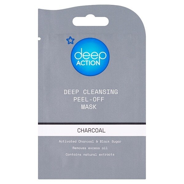 Superdrug Deep Action Charcoal Peel Mask 10ml GOODS Superdrug   