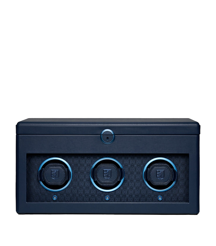WOLF Earth Triple Watch Winder apple leather - British product