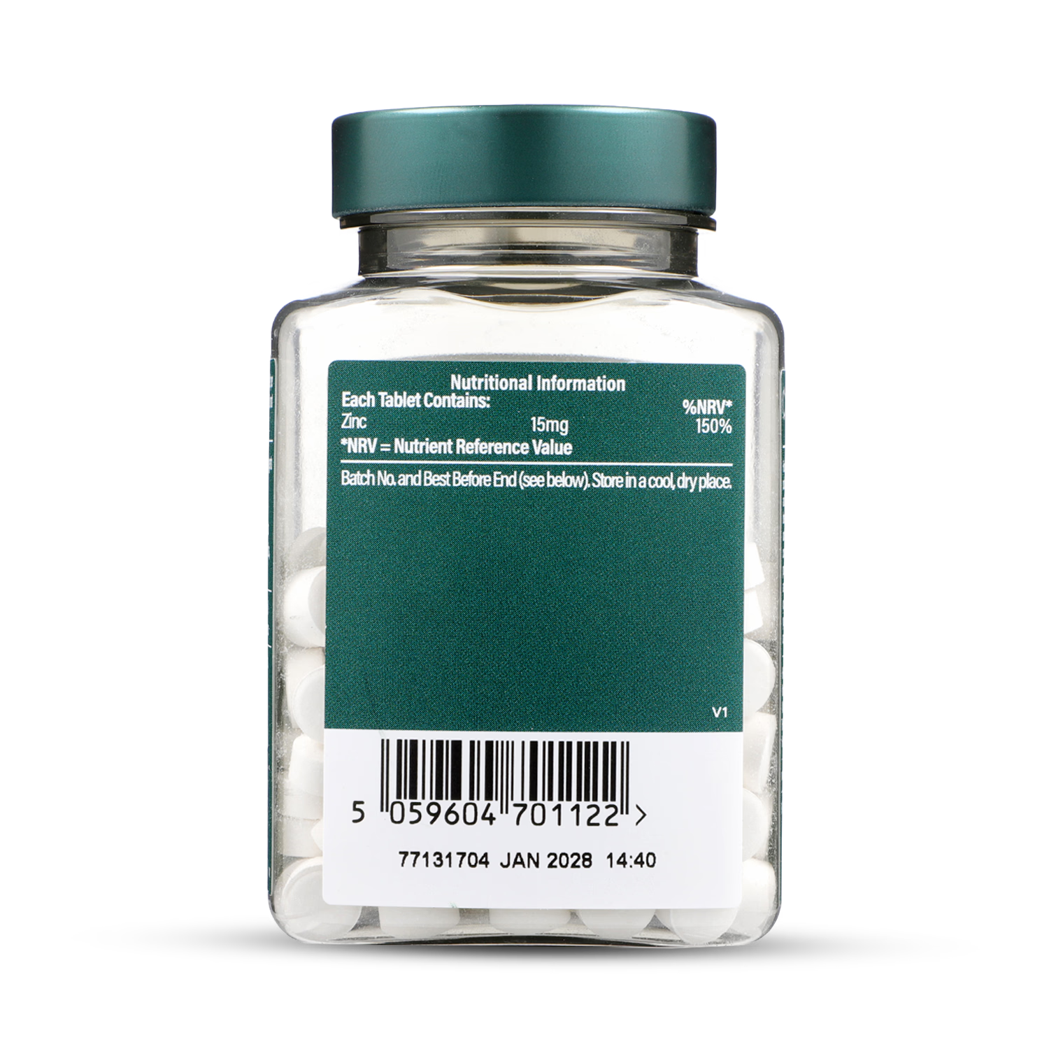 Holland & Barrett Zinc 15mg tablets 240 count (British brand)